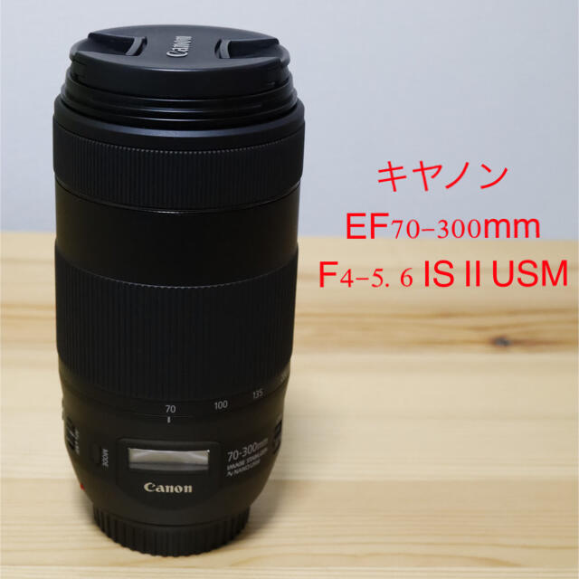 Canon(キヤノン)のキヤノンEF70-300mm F4-5.6 IS II USM スマホ/家電/カメラのカメラ(レンズ(ズーム))の商品写真