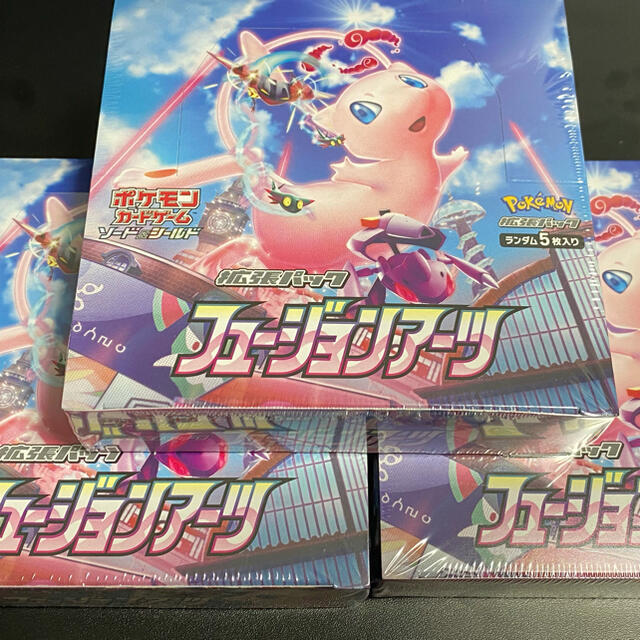 ポケカ フュージョンアーツ 3box 未開封 シュリンク付き - Box/デッキ ...