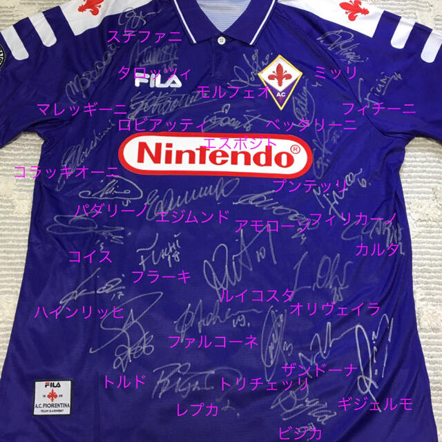 FILA - フィオレンティーナ98-99 Hオーセンティックユニフォーム FILA - フィオレンティーナ98-99 Hオーセンティックユニフォーム