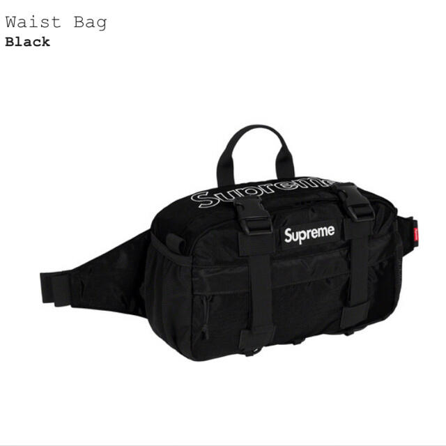 Supreme 19AW Waist Bag 黒