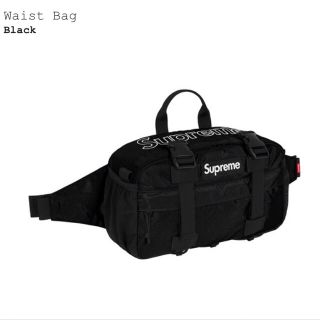 シュプリーム(Supreme)のSupreme 19AW Waist Bag 黒(ウエストポーチ)