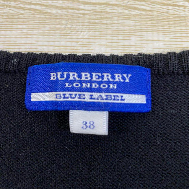 BURBERRY(バーバリー)のBURBERRY バーバリー カーディガン レディース ブラック 黒  M レディースのトップス(カーディガン)の商品写真