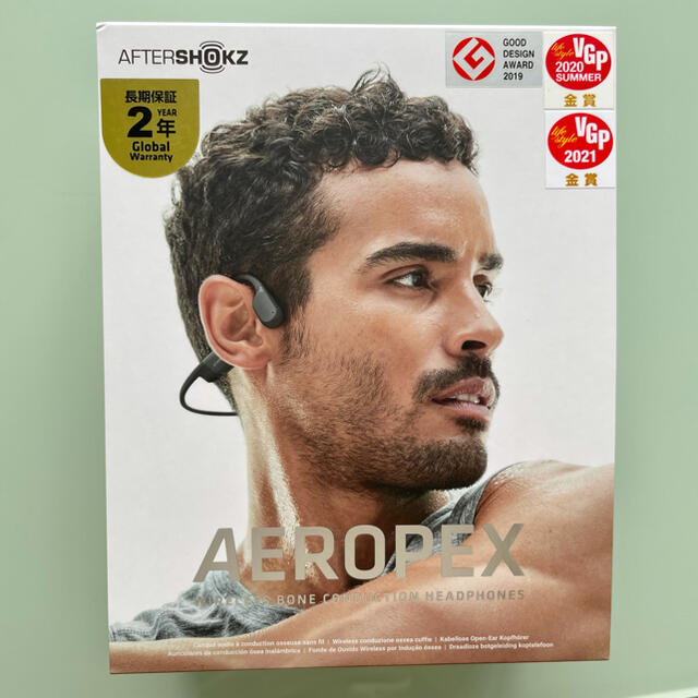 AfterShokz AEROPEX アフターショックス エアロペクス 骨伝導 スマホ/家電/カメラのオーディオ機器(ヘッドフォン/イヤフォン)の商品写真