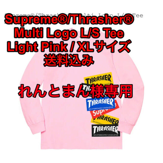 シュプリーム(Supreme)のSupreme®/Thrasher® Multi Logo L/S Tee XL(Tシャツ/カットソー(七分/長袖))