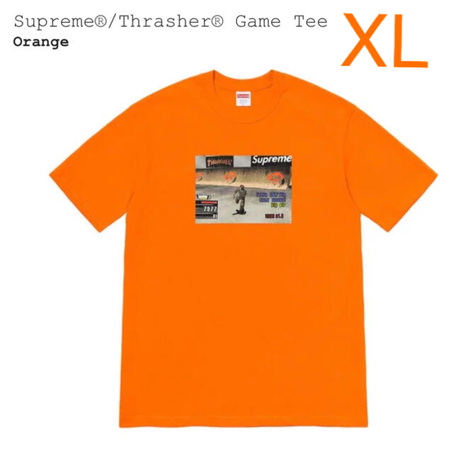 Supreme®/Thrasher® Game Tee オレンジ　XL