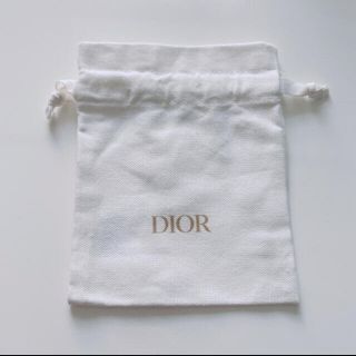 ディオール(Dior)のディオール　ホワイト　巾着(その他)