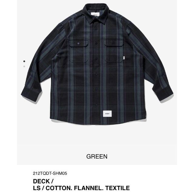 S 21AW WTAPS DECK / LS / COTTON. FLANNEL