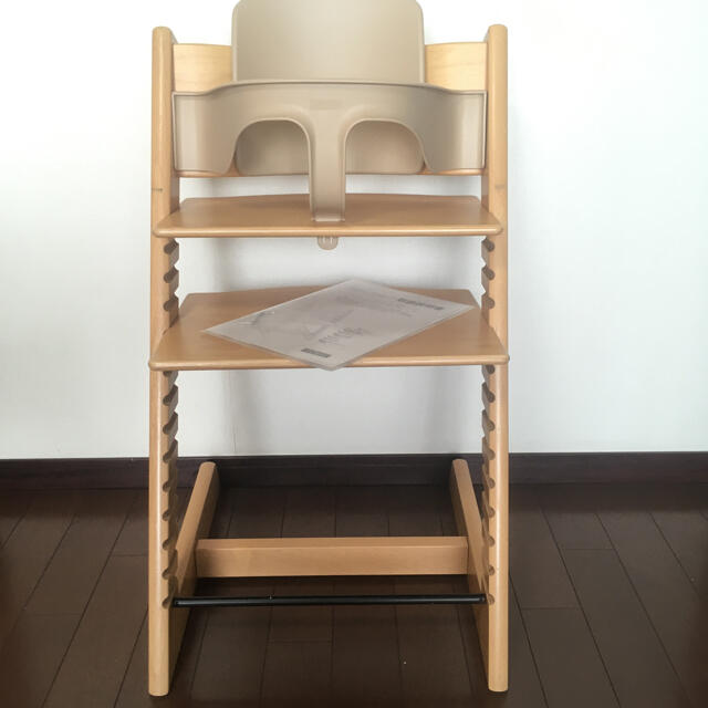 Stokke(ストッケ)のストッケ　トリップ　トラップ　ベビーガード付き キッズ/ベビー/マタニティの寝具/家具(その他)の商品写真