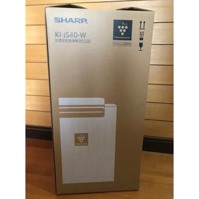 SHARP(シャープ)のシャープ SHARP 加湿空気清浄機 KI-JS40W スマホ/家電/カメラの生活家電(空気清浄器)の商品写真