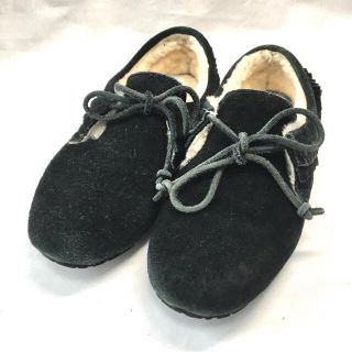 アグ(UGG)の美品 UGG アグ レディース リボン モカシン 22.0(スリッポン/モカシン)