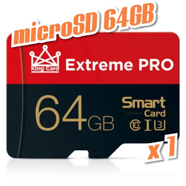 マイクロSDカード 64GB 1枚 microSD class10 EPRB スマホ/家電/カメラのスマートフォン/携帯電話(その他)の商品写真