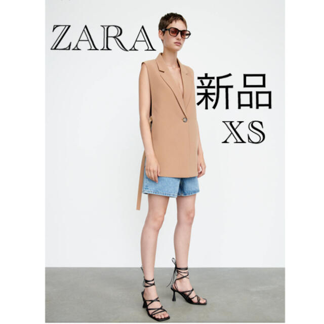 ZARA ジレ ツィード XS