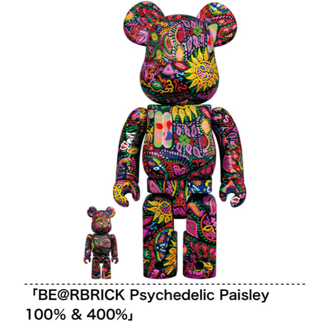 BE@RBRICK Psychedelic Paisley 100％ 400％その他