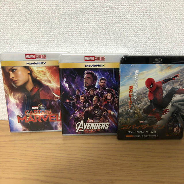 MARVEL MovieNEX 純正ケース\u0026Blu-ray MCU23作品セット