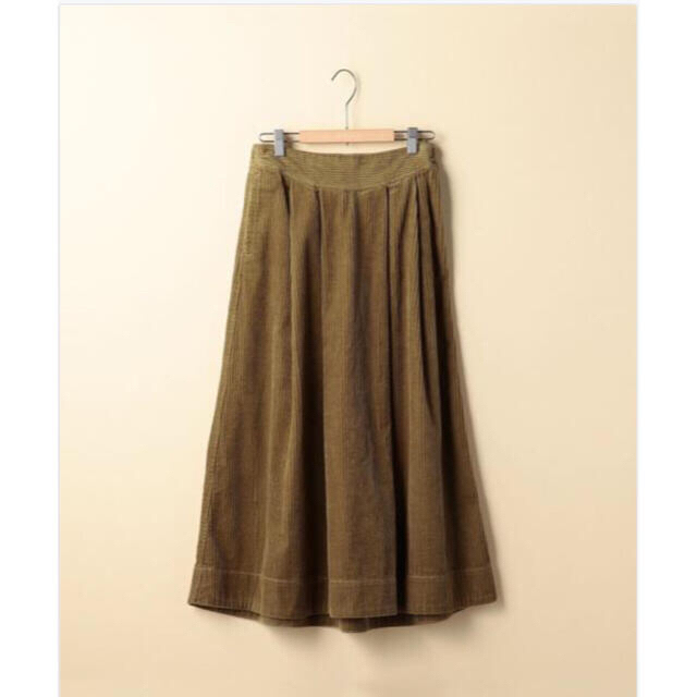 coen(コーエン)のcoen コーエン　コーデュロイ　ボリュームロングスカート　M レディースのスカート(ロングスカート)の商品写真