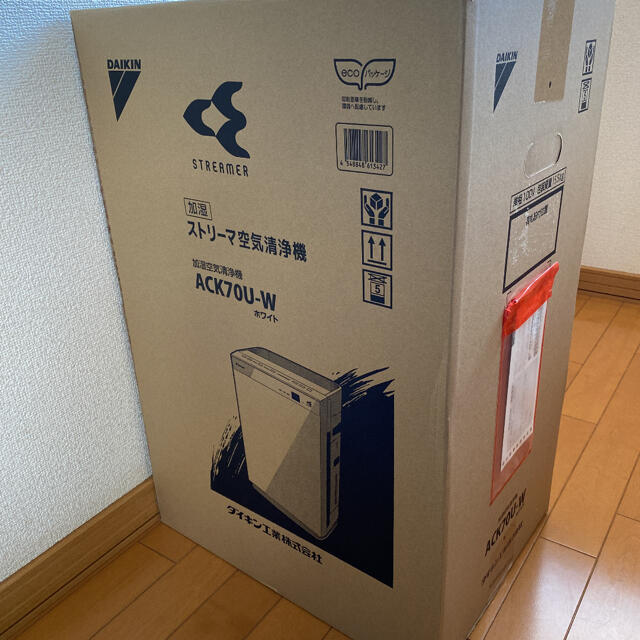 DAIKIN ACK70U-W ダイキンストリーマ加湿空気清浄機 商品の状態 生活