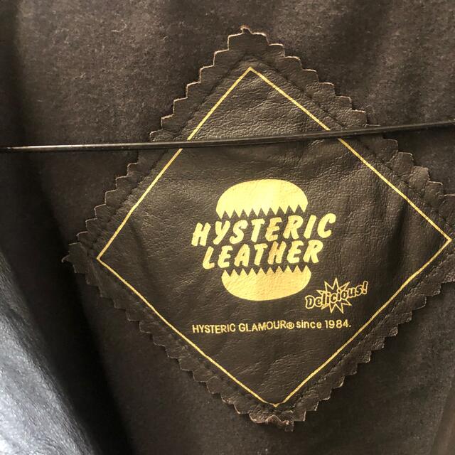 HYSTERIC GLAMOUR(ヒステリックグラマー)のヒステリックグラマー　レザージャケット メンズのジャケット/アウター(レザージャケット)の商品写真