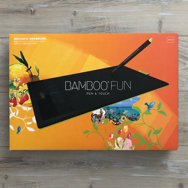 Wacom(ワコム)のワコム BAMBOOFUN ペンタブ CTH-470 ブラック スマホ/家電/カメラのPC/タブレット(PC周辺機器)の商品写真