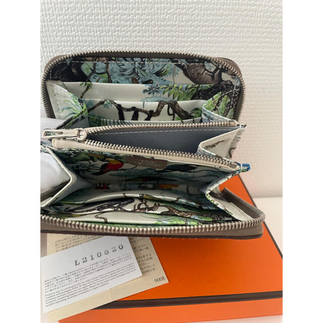 高速配送 Hermes - エルメス シルクインコンパクト エトープ 財布
