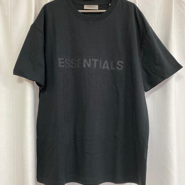 人気絶頂 Essential ブラック　ロゴTシャツ　S ESSENTIALS - Tシャツ+カットソー(半袖+袖なし)