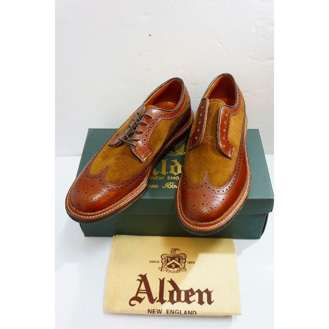 Alden(オールデン)の新品Brogue別注Aldenオールデン ウイング チップ シューズ912L▲ メンズの靴/シューズ(ドレス/ビジネス)の商品写真