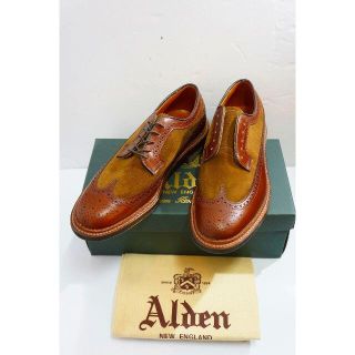 新品Brogue別注Aldenオールデン ウイング チップ シューズ912L▲