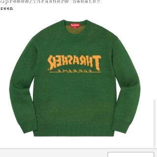 シュプリーム(Supreme)のSupreme Thrasher Sweater Green(ニット/セーター)