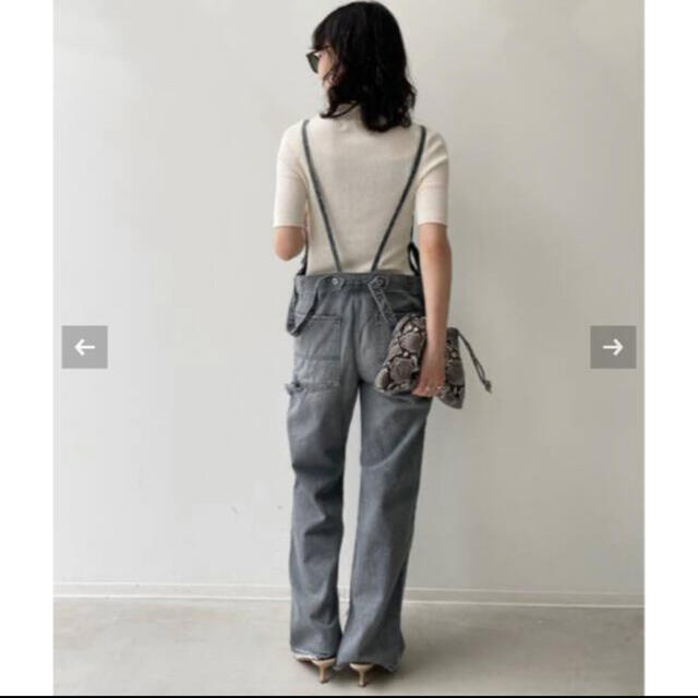 L'Appartement DEUXIEME CLASSE(アパルトモンドゥーズィエムクラス)のDenim over all 36 レディースのパンツ(サロペット/オーバーオール)の商品写真