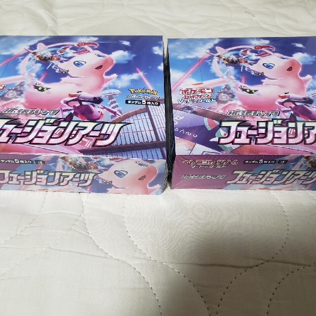 ポケカ　フュージョンアーツ　シュリンク付き2BOX