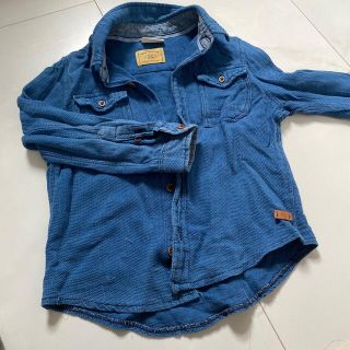 ザラキッズ(ZARA KIDS)の✩︎ZARABOYS✩︎ブルーシャツ(Tシャツ/カットソー)