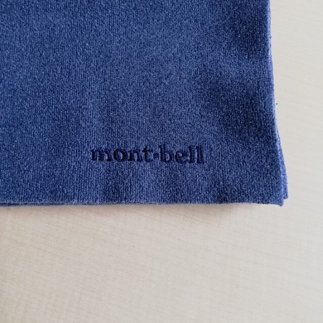 mont bell(モンベル)の☆“モンベル”　USED　マフラー　ブルー メンズのファッション小物(マフラー)の商品写真