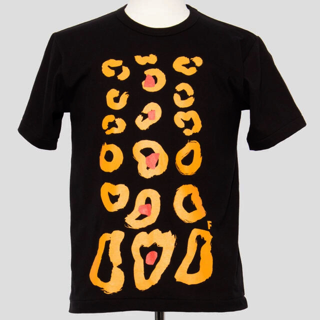 BLACK COMME des GARCONS(ブラックコムデギャルソン)のブラックコムデギャルソン フィリップパゴウスキー 半袖Tシャツ 豹柄 BLACK メンズのトップス(Tシャツ/カットソー(半袖/袖なし))の商品写真