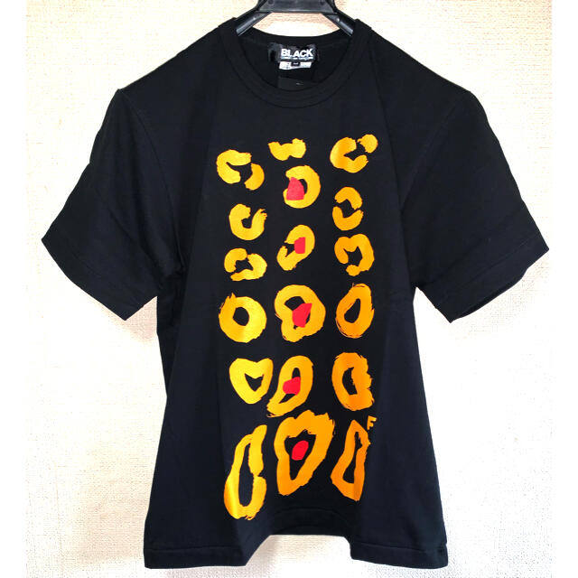BLACK COMME des GARCONS(ブラックコムデギャルソン)のブラックコムデギャルソン フィリップパゴウスキー 半袖Tシャツ 豹柄 BLACK メンズのトップス(Tシャツ/カットソー(半袖/袖なし))の商品写真
