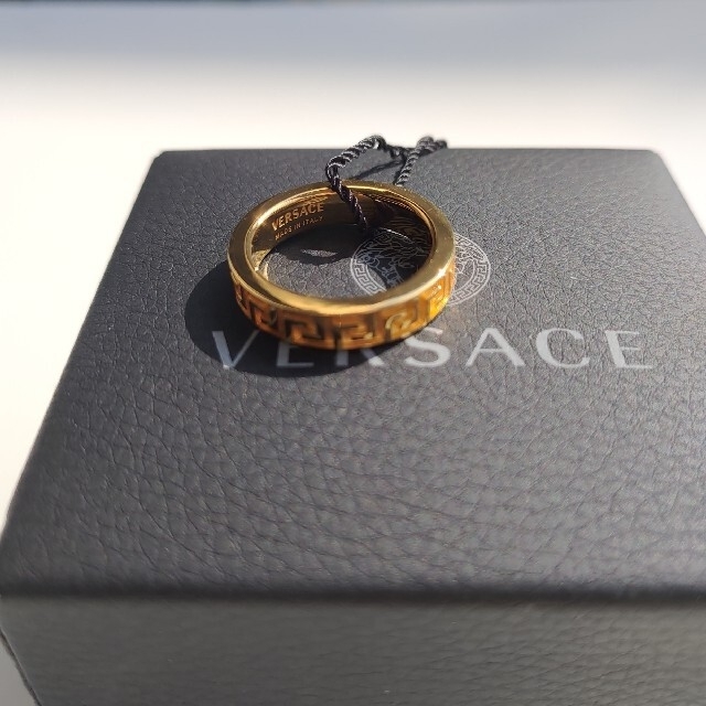 VERSACE グレカ リング 新品 ゴールド 21号-