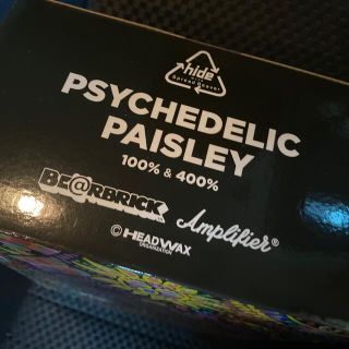 BE@RBRICK Psychedelic Paisley 100％ &400％