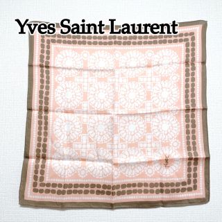 サンローラン(Saint Laurent)の☆週末SALE☆美品　イヴ サン ローラン　スカーフ　レディース　YSL(バンダナ/スカーフ)