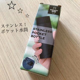 水筒　ミニ水筒　ステンレスボトル　真空ステンレスポケットボトル(水筒)