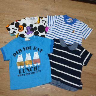 コムサイズム(COMME CA ISM)の男の子セット　Tシャツ　80(Ｔシャツ)