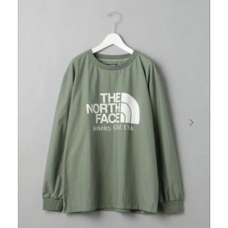 ザノースフェイス(THE NORTH FACE)の【別注】 緑　THE NORTH FACE CREW NECK カットソー (スウェット)