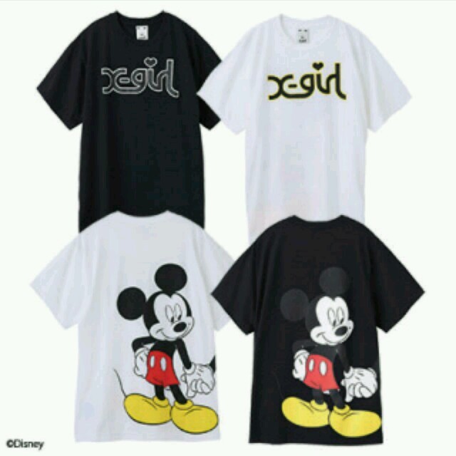 x-girl ミッキー Tシャツ 1