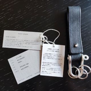 エンダースキーマ(Hender Scheme)の新品 エンダースキーマ キーシャックル ブラック　キーホルダー(キーホルダー)