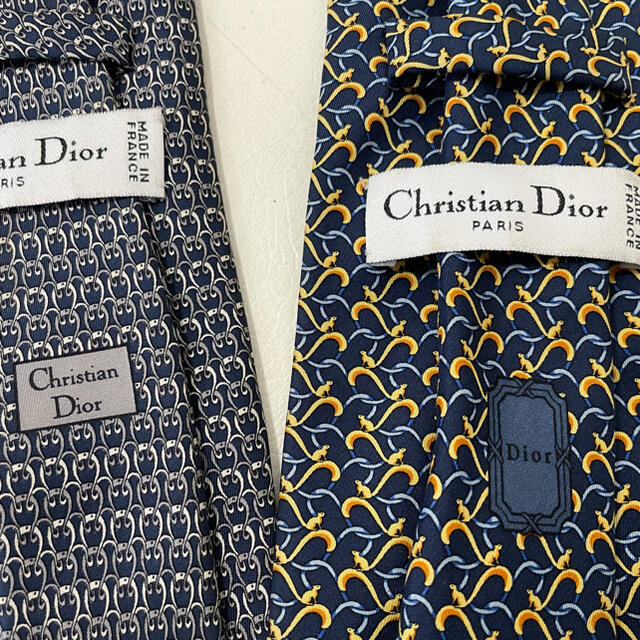 Christian Dior(クリスチャンディオール)のクリスチャンディオール　ネクタイ　２本セット　美品　　　　3 メンズのファッション小物(ネクタイ)の商品写真