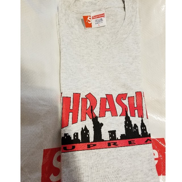 Supreme / Thrasher Skyline Tee アッシュグレー　L