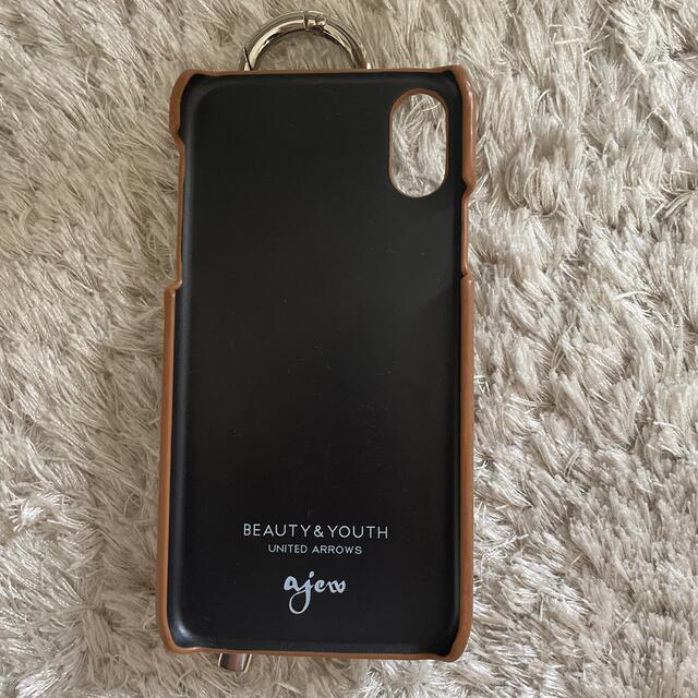 BEAUTY&YOUTH UNITED ARROWS(ビューティアンドユースユナイテッドアローズ)のajew iPhone x.xs iPhoneケース スマホ/家電/カメラのスマホアクセサリー(iPhoneケース)の商品写真