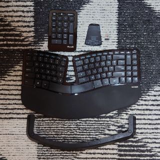 マイクロソフト(Microsoft)のMicrosoft Keyboard Ergonomic US配列(PC周辺機器)