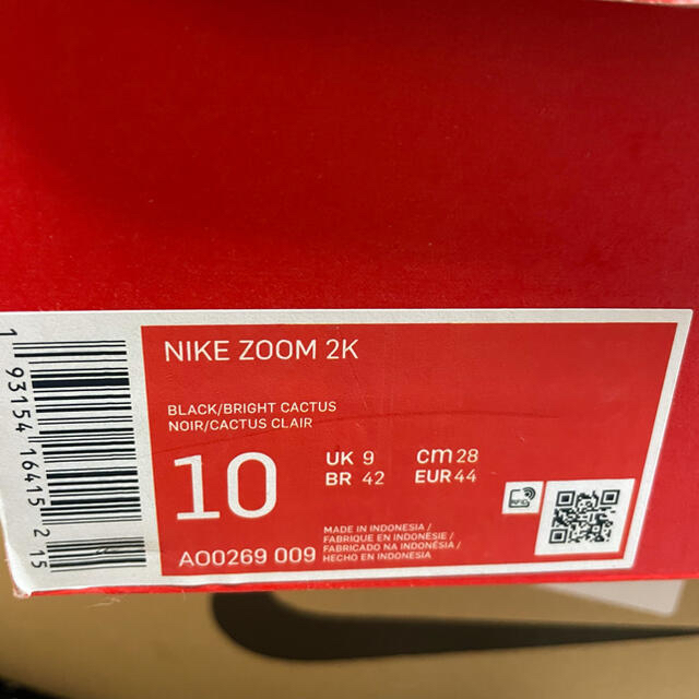 NIKE(ナイキ)の【新品未使用】NIKE ZOOM 2K  28cm メンズの靴/シューズ(スニーカー)の商品写真