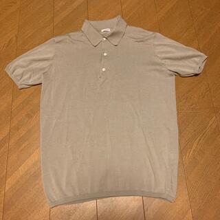 ジョンスメドレー(JOHN SMEDLEY)の【値下不可】＋closet クロスクローゼット　ポロシャツ　ベージュ　XL(ポロシャツ)