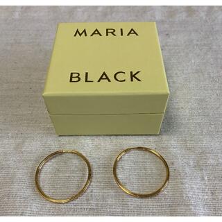 MARIA BLACK / フープピアスセット イエローゴールド マリアブラック(ピアス)