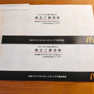 マクドナルド株主優待(フード/ドリンク券)