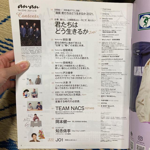 anan No.2249 チームナックス エンタメ/ホビーの雑誌(アート/エンタメ/ホビー)の商品写真